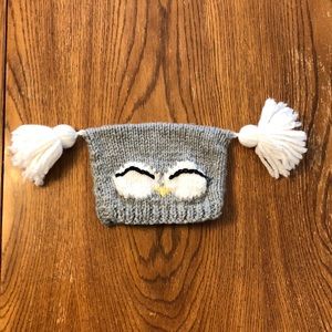 Knit owl toque/hat
